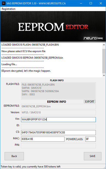 EEPROM EDITOR